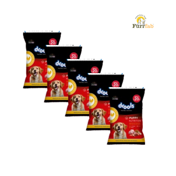 Drools Puppy Dry Dog Food, Chicken and Egg Flavor 80 gm (Pack of 5) Ingredients