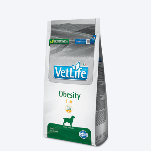Farmina Vet Life Obesity Fish Natural Diet - Dry Dog Food, 12 Kg Ingredients