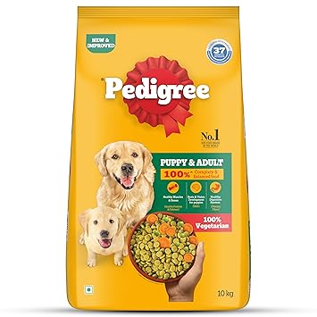 PEDIGREE Balanced and Vegetarian Dog Dry Food for Adult and Puppy Ingredients