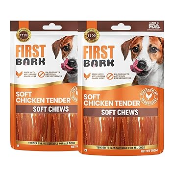 First Bark Soft Chicken Tender Jerky Soft Chews, 70g Ingredients
