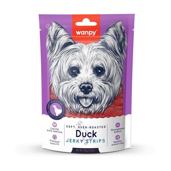 Wanpy Natural Dog Treat | Duck Jerky Strips 100g (Pack of 1) Ingredients