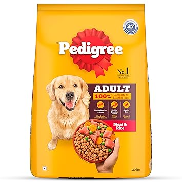 PEDIGREE Meat and Rice Flavour Dog Dry Food Ingredients