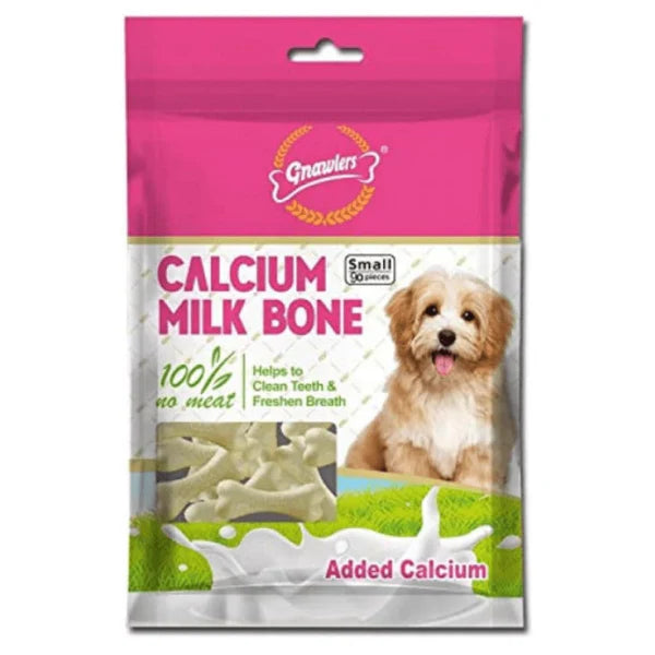 Gnawlers Calcium Milk Bone 90 in 1 Dog Treat