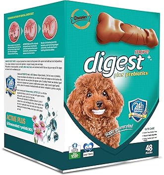 Gnawlers Digest More Dog Treat Chew Bone 48 Pc