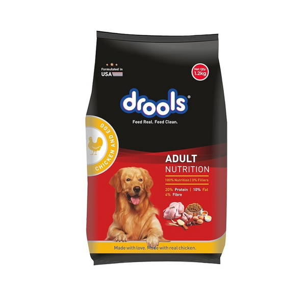 Drools Chicken And Egg Adult Dog Food 1.2 Kg Pack Ingredients