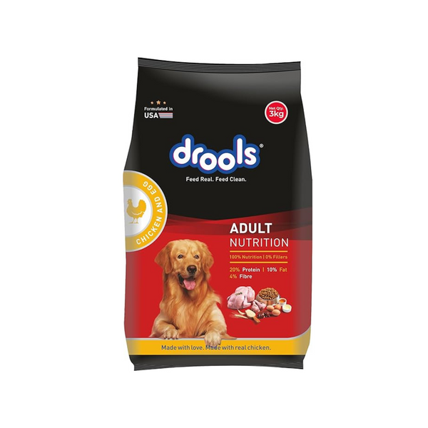 Drools Chicken And Egg Adult Dog Food 3 Kg Pack Ingredients