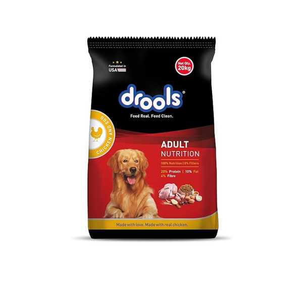 Drools Chicken and Egg Adult Dry Dog Food, 20kg Ingredients
