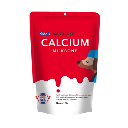 Drools Absolute Calcium Milk Bone for All Life Dogs Pouch, 10 Pieces Stages