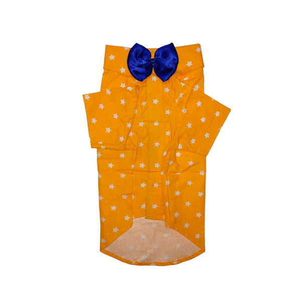 Furrfab Blue Bow Yellow Shirt for Dog Ingredients