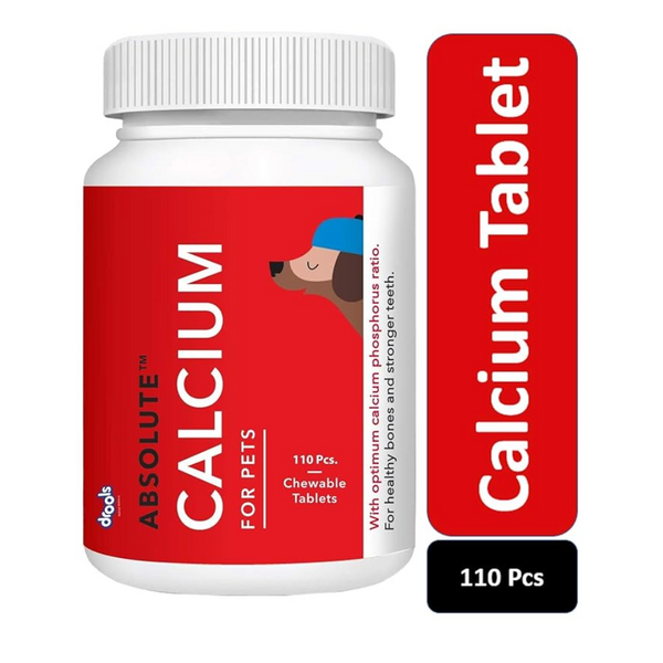 Drools Absolute Calcium Tablet- Dog Supplement, 110 Pieces Ingredients