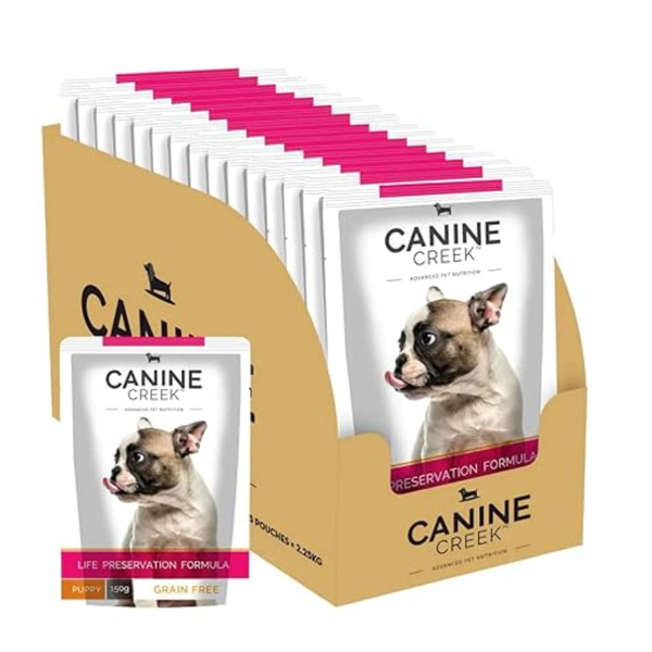 Canine Creek Puppy Wet Dog Food, Real Chicken Flavor 2.25 Kg (15x 150g) Pack of 15 Ingredients