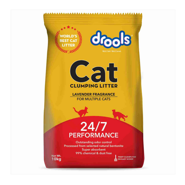 Drools Cat Litter (For multiple cats), Lavender Flavor 10 kg Pack Ingredients