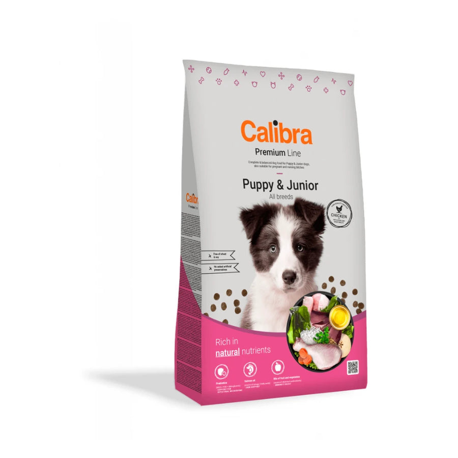 Calibra Premium Line Junior Large Chicken Dry Dog Food 3kg