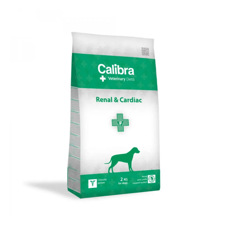 Calibra Veterinary Diet Renal & Cardiac Dry Dog Food 2kg - Image 1