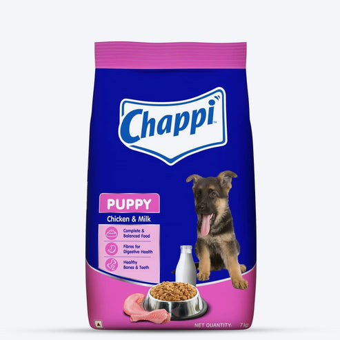 Chappi Puppy Dry Dog Food, Chicken & Milk Flavor