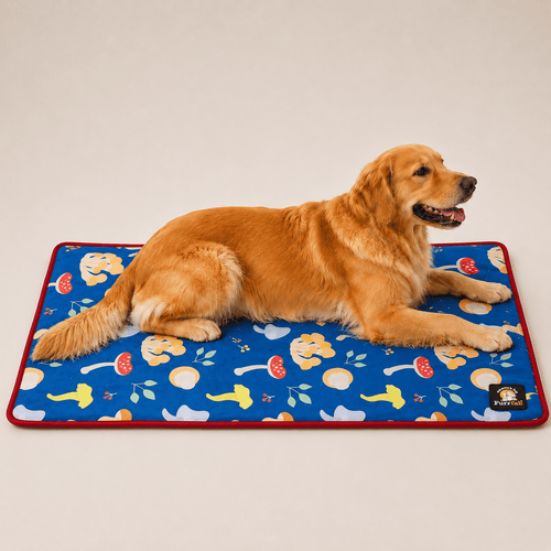 Furrfab Veggie Print Pet Mat for Dog & Cat