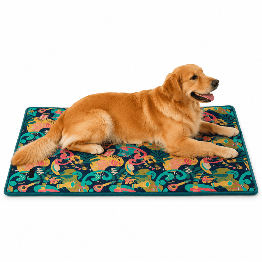 Furrfab Tropical Fiesta Pet Mat for Dog & Cat