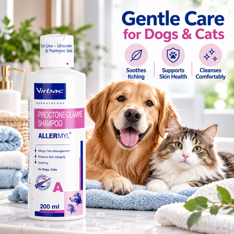 Virbac Allerderm Spot-On Skin Support Ointment for Cats & Dogs - Image 2