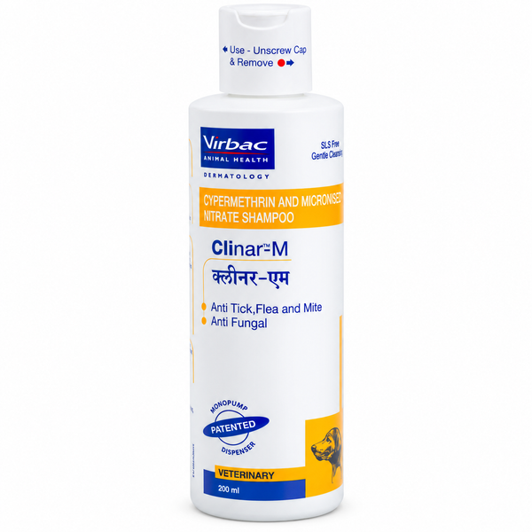 Clinar M Medicated Anti-Tick Shampoo for Dogs Ingredients