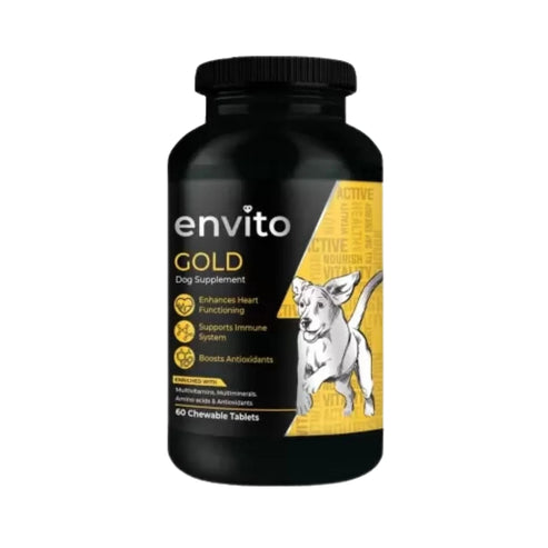 Envito Gold Dog Supplement, 60 Chewable Tablets Ingredients