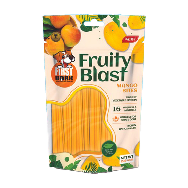 First Bark Fruity Blast (225g) - Mango Flavor Dog Treat Ingredients