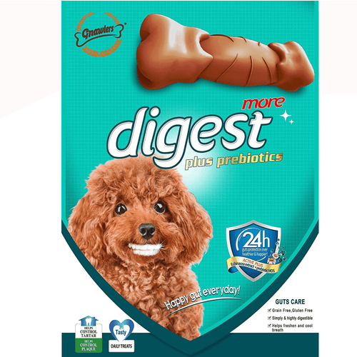 Gnawlers Digest More 7 in 1 Dog Treat Chew Bone (Pack of 2)