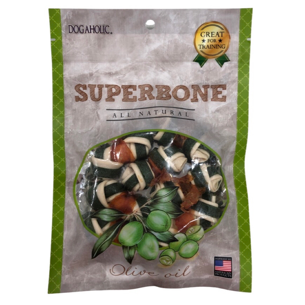 Superbond Knotted Olive Oil Dog Treats (7 IN 1) Ingredients