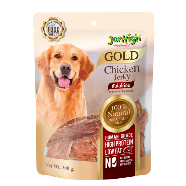 JerHigh KSY Chicken Hard Jerky Dog Treats, Human Grade - 300 g Ingredients