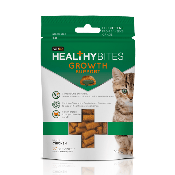 Mark and Chappell Healthy Bites Growth Support Kitten Treats, 65g Ingredients