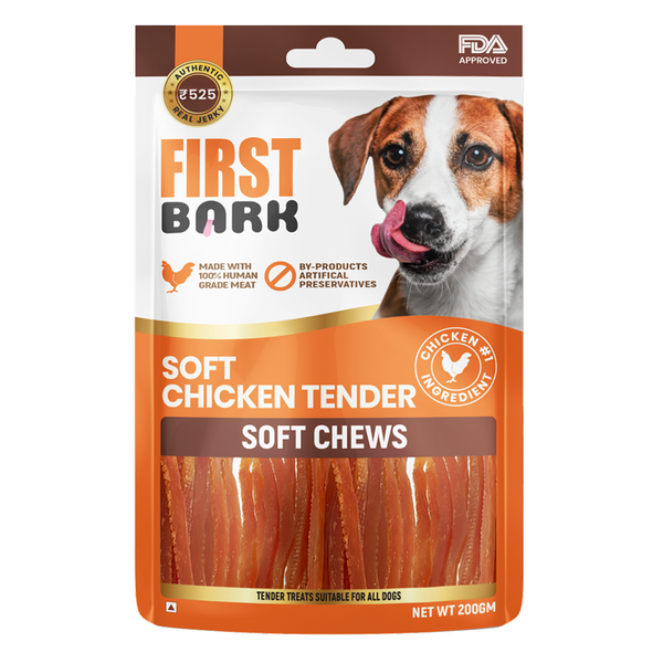First Bark Soft Chicken Tenders Jerky Dog Treat, 200g Ingredients