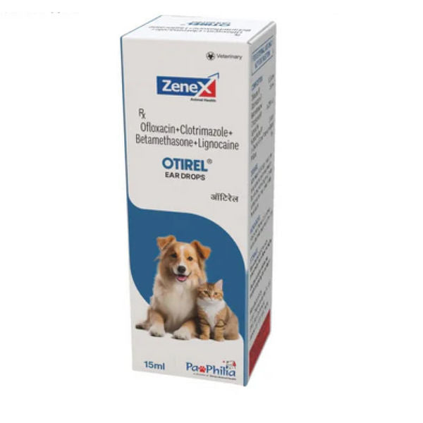 Zenex Otirel Ear Drop for Dogs and Cats Ingredients