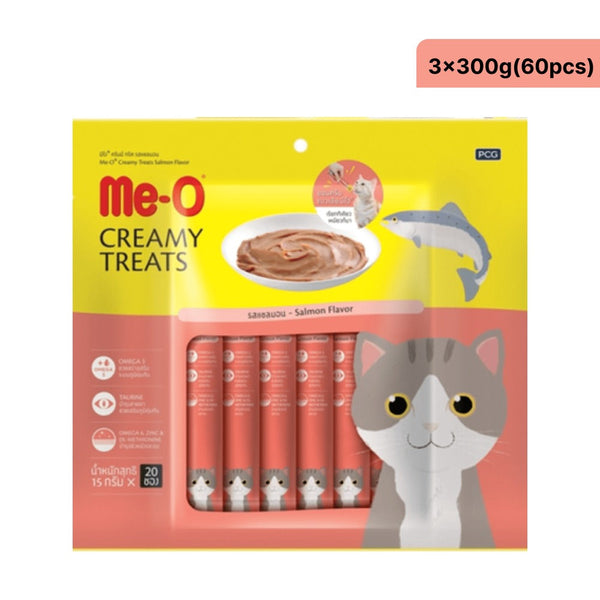 Me-O Creamy Salmon Cat Treats, 300g Ingredients