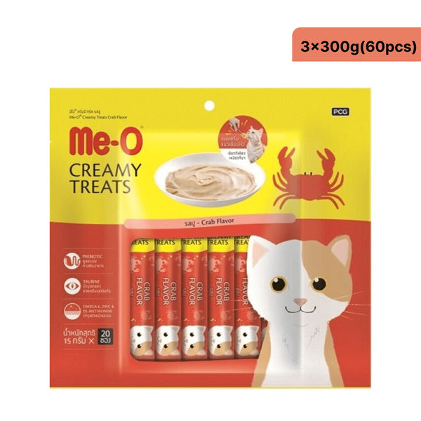 Me-O Creamy Crab Cat Treats, 300g Ingredients