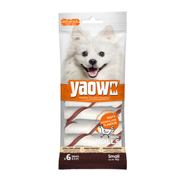 Gnawlers Yaowo Stick Roll Dog Treats (2.5inch), 60g Ingredients