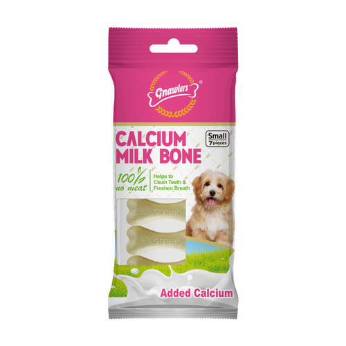 Gnawlers Calcium Milk Bone 7 in 1 Dog Treat, 60g (Pack of 3)