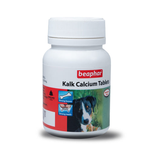 Beaphar Kalk Tablets Calcium Tablets (60 Tablets) for Dogs