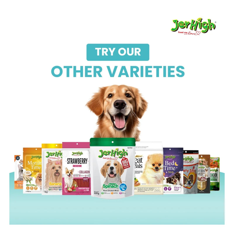 JerHigh Puppy Wet Dog Food Combo Chicken & Liver and Chicken Meat in Gravy 120g (Pack of 12) - Image 4