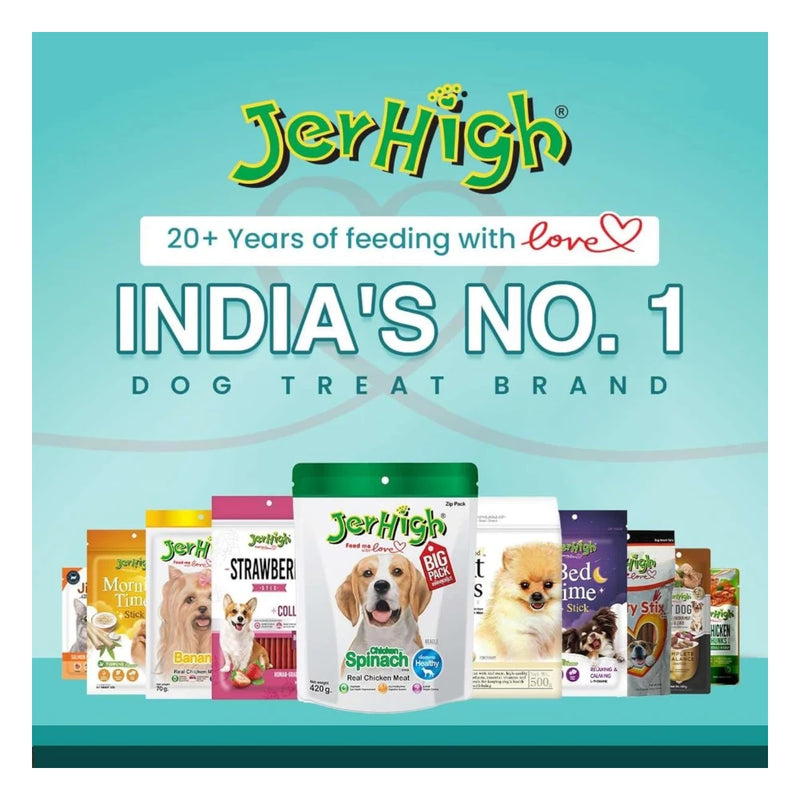 JerHigh Chicken with Banana Flavour Dog Treat 100g (Pack of 3) – Real Chicken Meat - Image 4