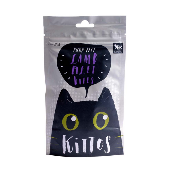 Kittos Purr fect Lamb Filet Bites Cat Treats, 35g Ingredients
