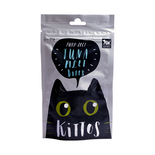 Kittos Purr fect Tuna Filet Bites Cat Treats, 35g