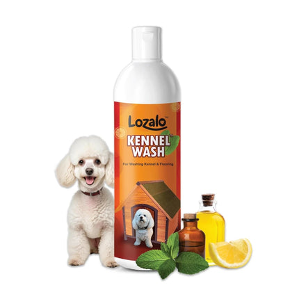 Lozalo Kennel Wash Liquid for Washing Dog Kennel & Flooring, Pet Shops, Veterinary Clinics & Grooming Salons (Red)