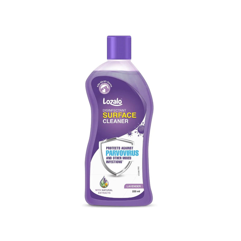 Lozalo Lavender Fragrance Liquid Disinfectant Surface Cleaner  Safe for Pets & Children | Kills Germs & Viruses | Infused with Neem, Tulsi, Turmeric, Aloe Vera | Floor Cleaner - Image 1