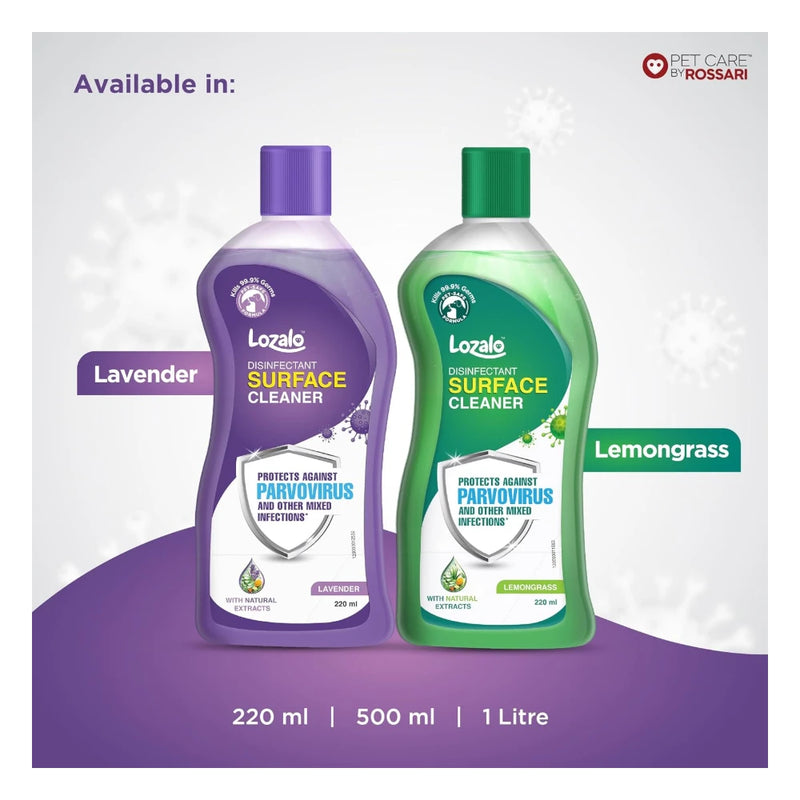 Lozalo Lavender Fragrance Liquid Disinfectant Surface Cleaner  Safe for Pets & Children | Kills Germs & Viruses | Infused with Neem, Tulsi, Turmeric, Aloe Vera | Floor Cleaner - Image 9