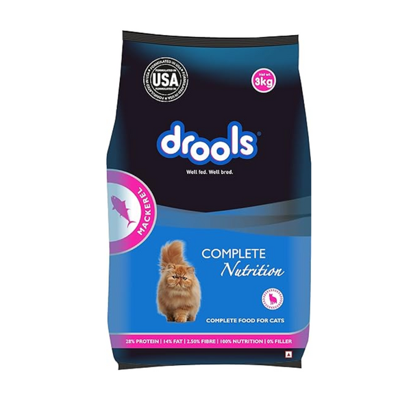 Drools Mackerel Adult Dry Food - for Adult Cat Ingredients