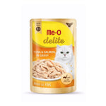 Me-O Delite Tuna with Salmon in Gravy for Adult - 70 g - Pack of 12 Photo 1