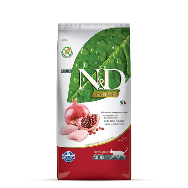 N&D Prime Chicken Adult Dry food for Cats Ingredients