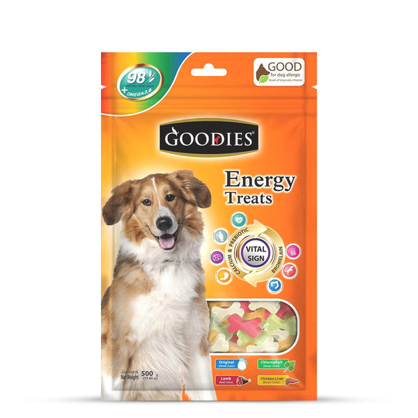 Goodies Cutbone Energy Treat, 500g for Dogs Ingredients