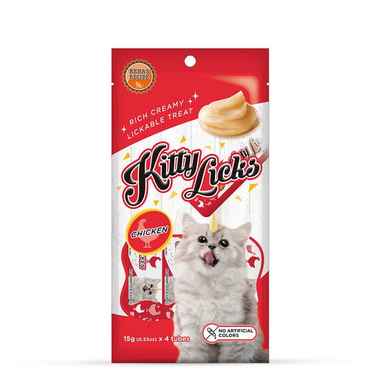 Kitty Licks Chicken Flavor Cat Treat 15g x 30 Tubes Ingredients