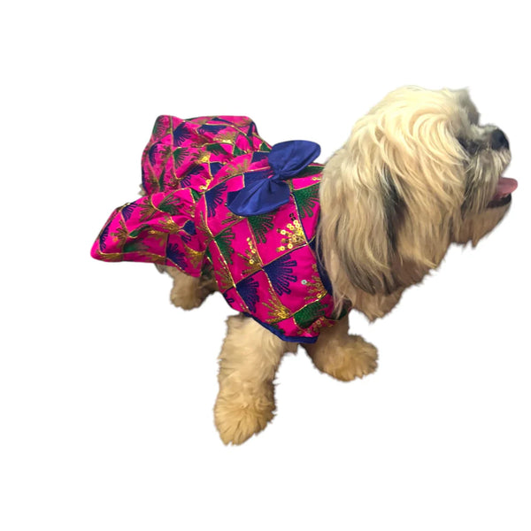 Furrfab Festive Pink Frock for Female Dog Ingredients