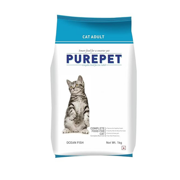 Purepet Ocean Fish Adult Dry Cat Food, 1 kg Ingredients